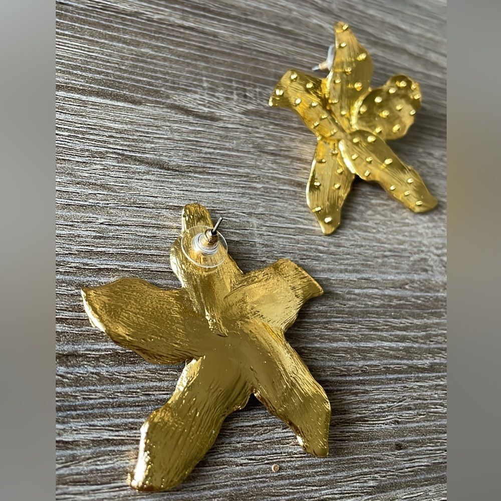 Zara star stud earrings A29 - Picture 3 of 5